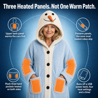 Heated Wearable Winter Blanket